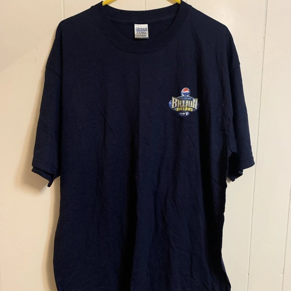 VTG 90s Pepsi Promotional T-Shirt Sz XL Play For One Billion Dollars Live On WB